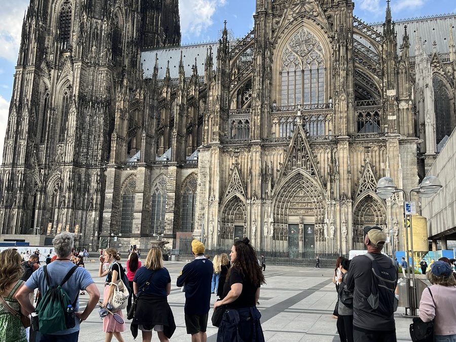 A mother and daughter on a Rhine River Cruise